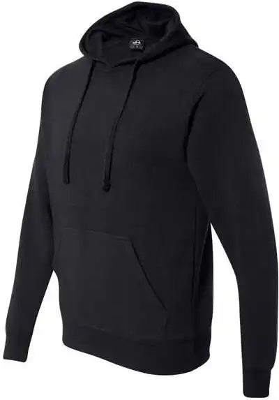 J. America 8620 Cloud Fleece Hooded Sweatshirt - Black