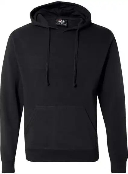 J. America 8620 Cloud Fleece Hooded Sweatshirt - Black