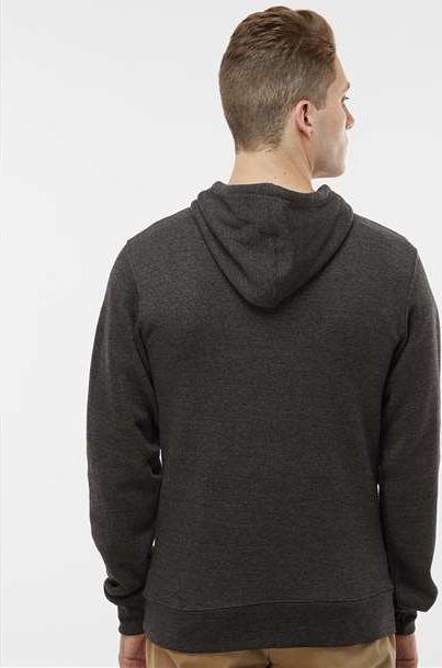 J. America 8620 Cloud Fleece Hooded Sweatshirt - Charcoal Heather