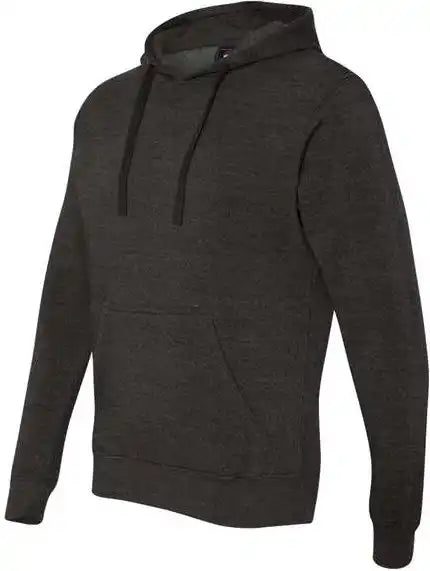 J. America 8620 Cloud Fleece Hooded Sweatshirt - Charcoal Heather