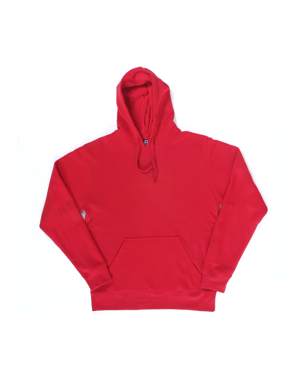 J. America 8620 Cloud Fleece Hooded Sweatshirt - Red - s