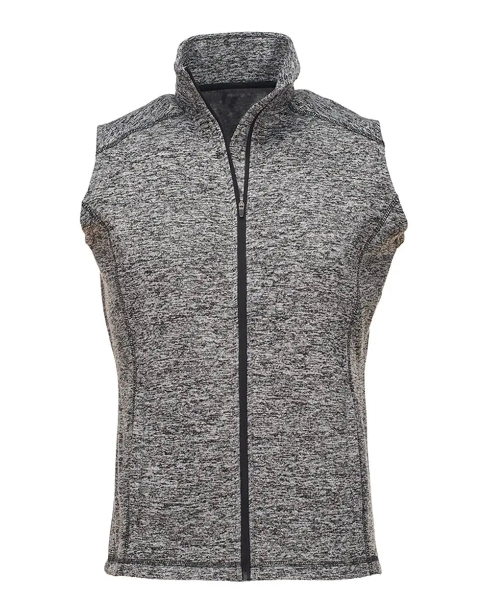 J. America 8631j Cosmic Fleece Vest - 8631 - Charcoal Fleck - Adult s