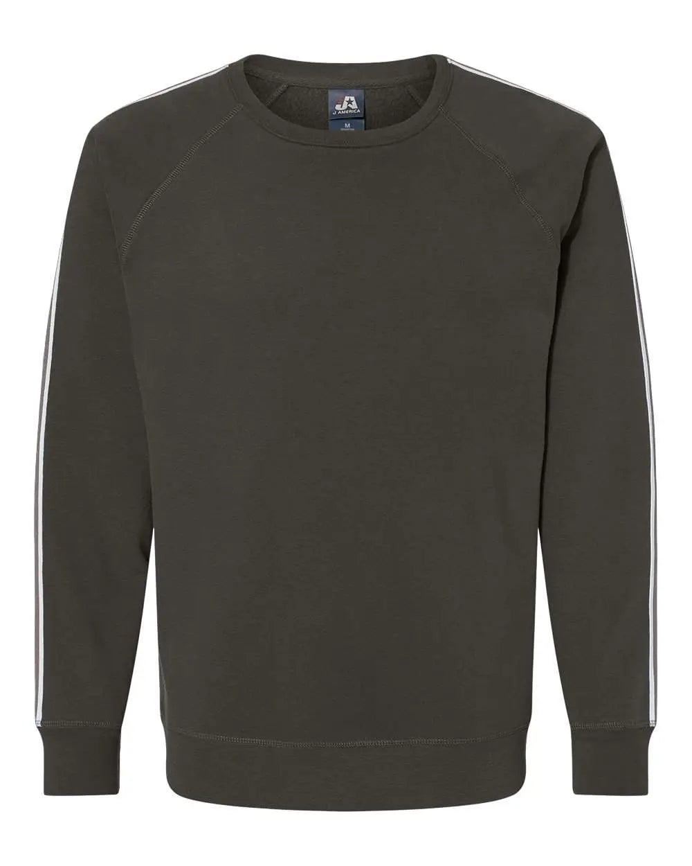 J. America 8641 Rival Fleece Crewneck Sweatshirt - Black - Xs