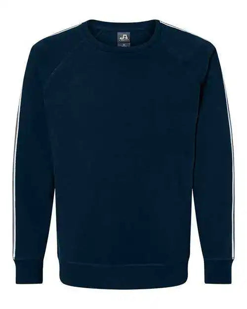 J. America 8641 Rival Fleece Crewneck Sweatshirt - Navy