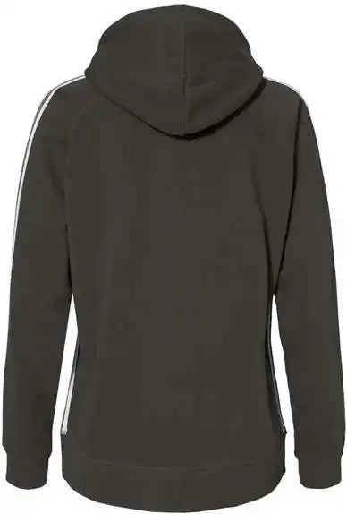 J. America 8642 Women’s Rival Fleece Hooded Sweatshirt - Black