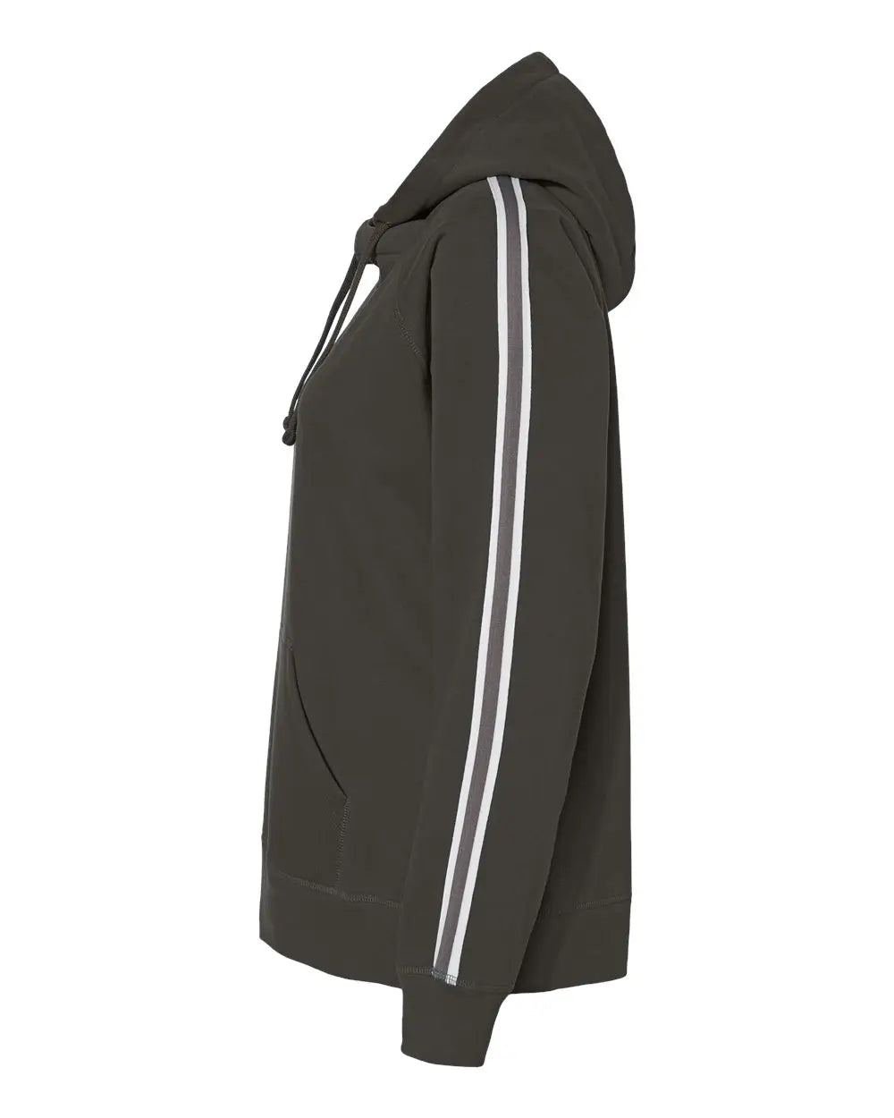 J. America 8642a Women’s Rival Fleece Hooded Sweatshirt - 8642 - Black