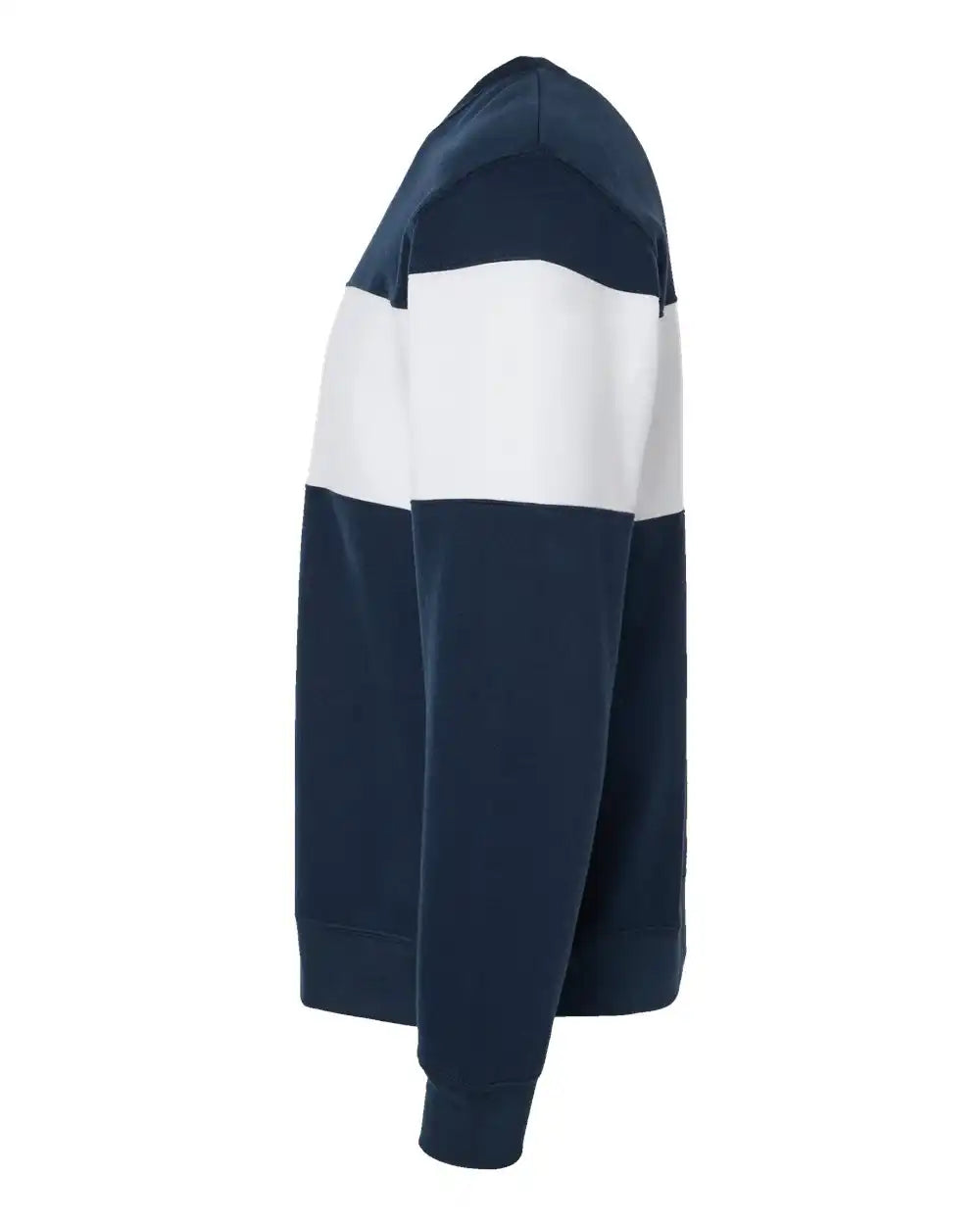 J. America 8646 Varsity Fleece Crewneck Sweatshirt - Navy