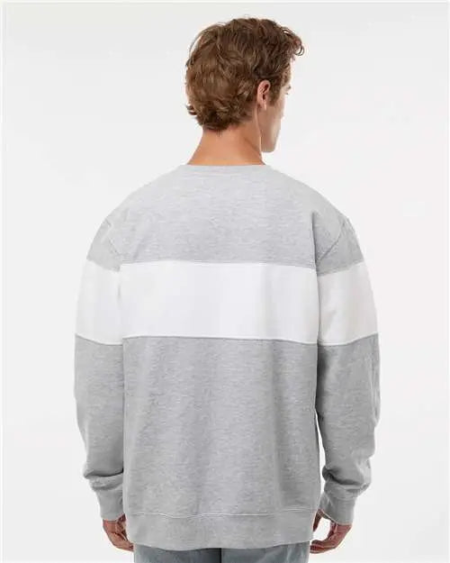 J. America 8646 Varsity Fleece Crewneck Sweatshirt - Oxford