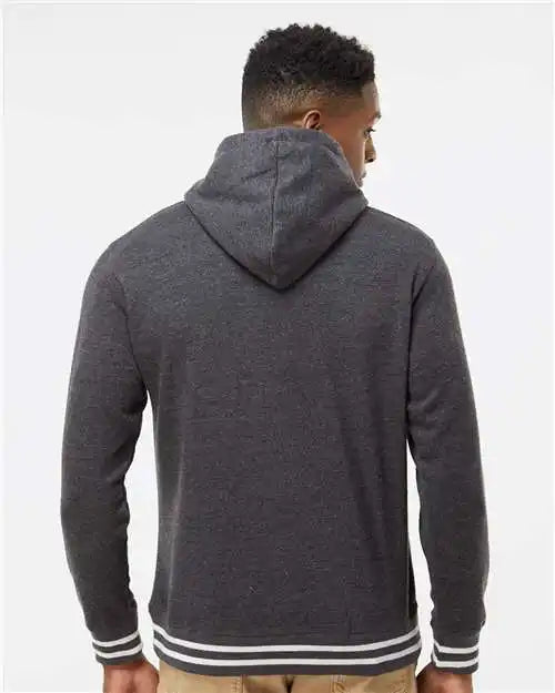 J. America 8649j Relay Hooded Sweatshirt - 8649 - Black