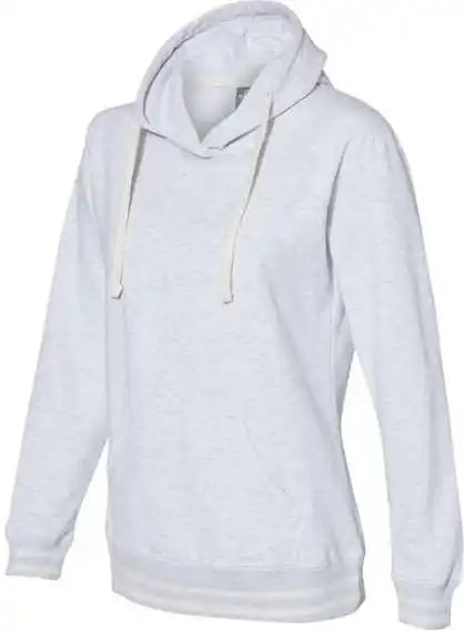 J. America 8651 Womens Relay Hooded Sweatshirt - Ash