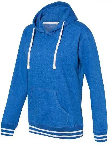 J. America 8651 Womens Relay Hooded Sweatshirt - Royal