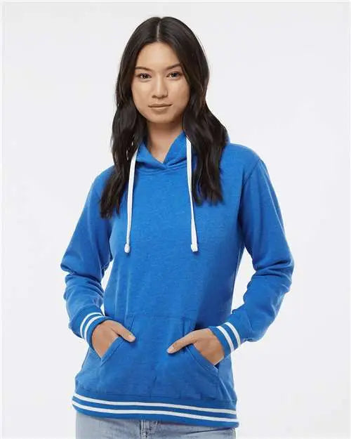 J. America 8651j Women’s Relay Hooded Sweatshirt - 8651 - Royal