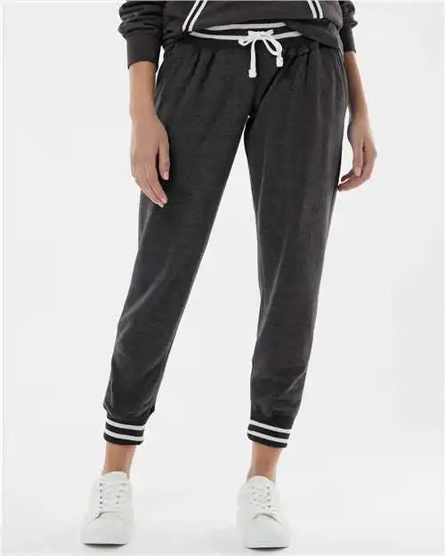 J. America 8654j Women’s Relay Joggers - 8654 - Black