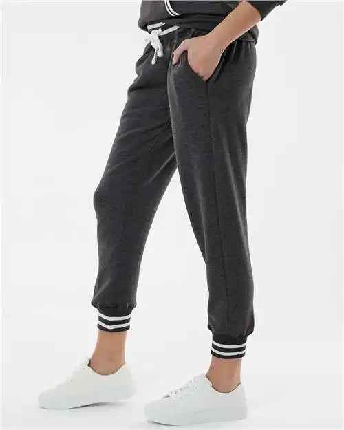 J. America 8654j Women’s Relay Joggers - 8654 - Black