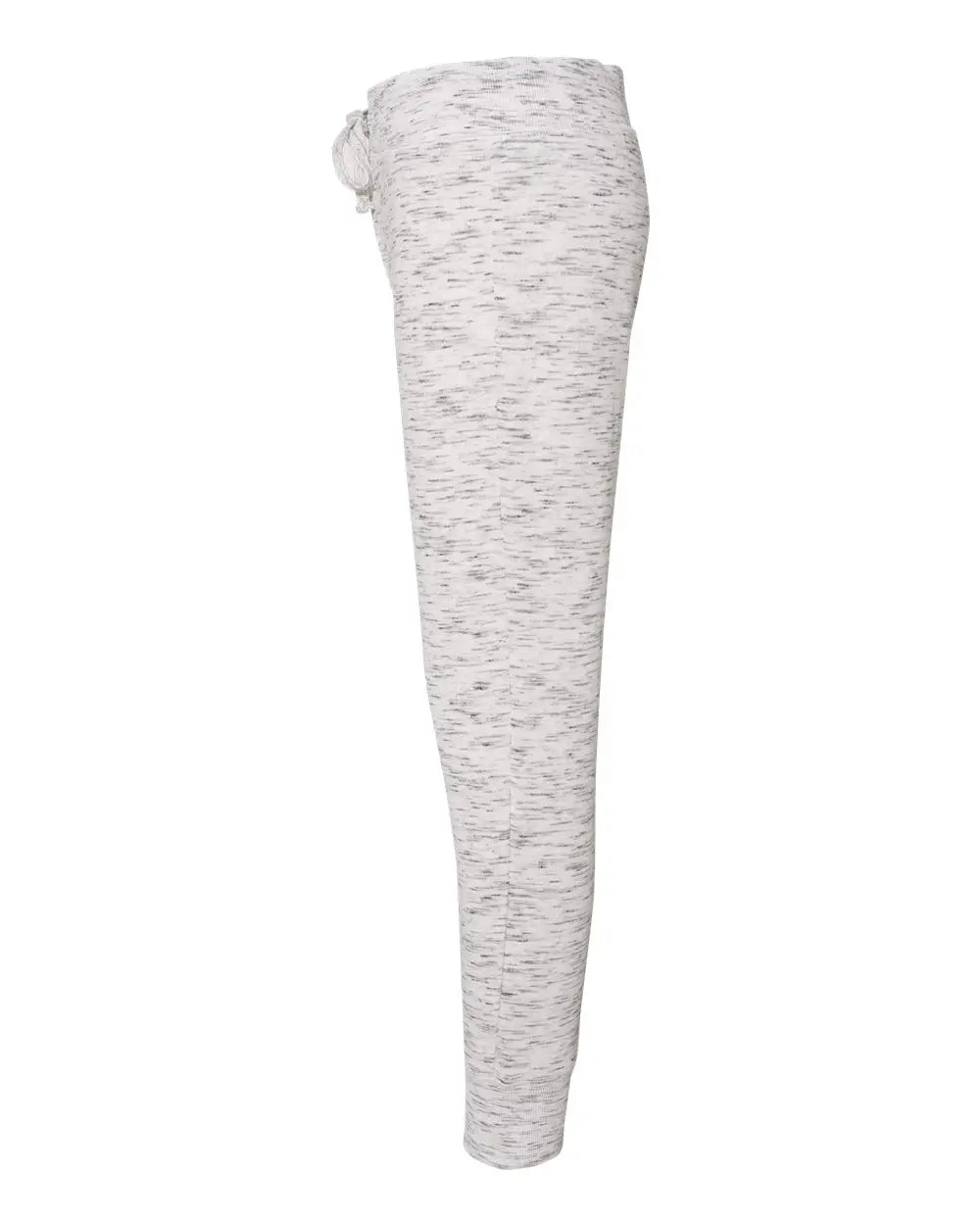 J. America 8675 Women’s Mélange Fleece Joggers - White