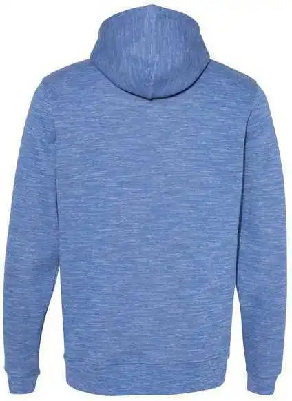 J. America 8677 Mlange Fleece Hooded Sweatshirt Royal