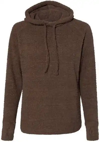 J. America 8680 Womens Teddy Fleece Hooded Pullover - Bear