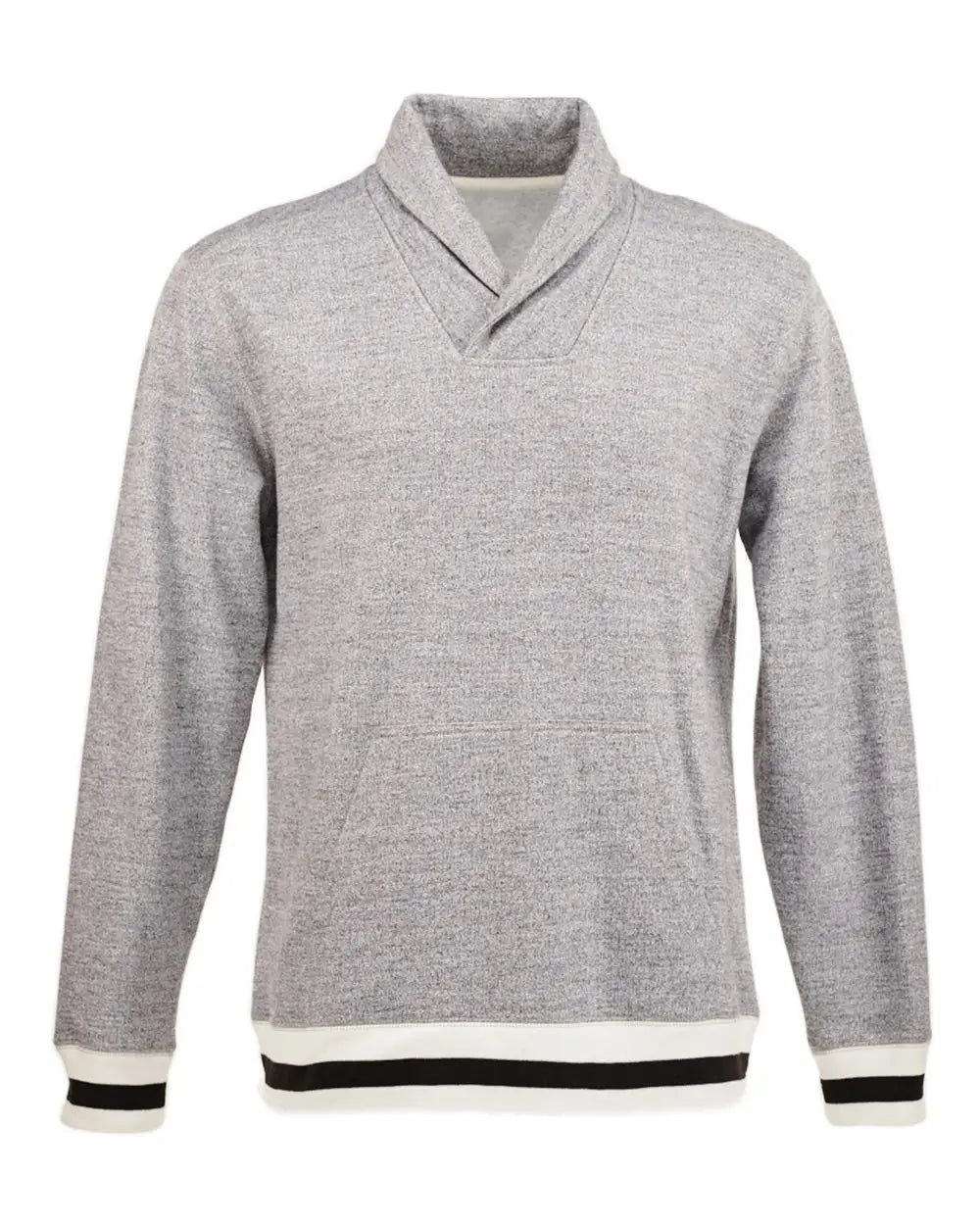 J. America 8704 Peppered Fleece Shawl Collar