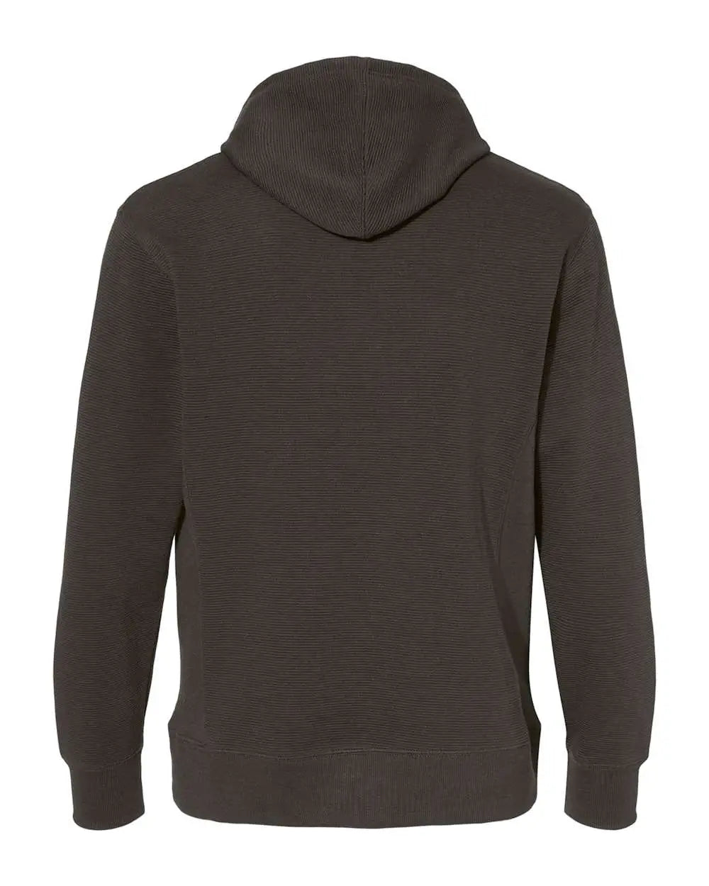 J. America 8706 Ripple Fleece Hooded Sweatshirt - Black - s
