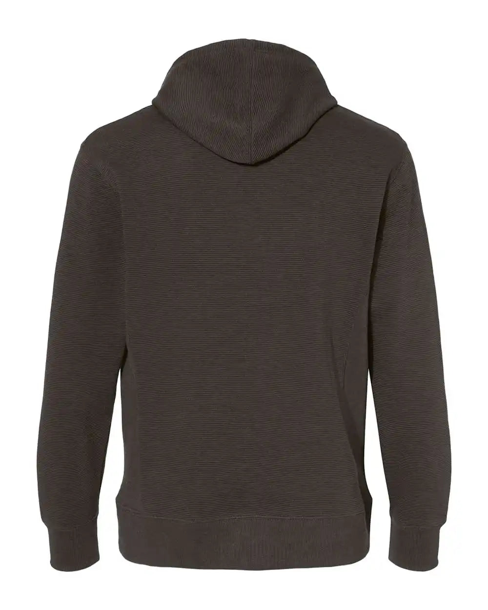 J. America 8706 Ripple Fleece Hooded Sweatshirt - Black - s