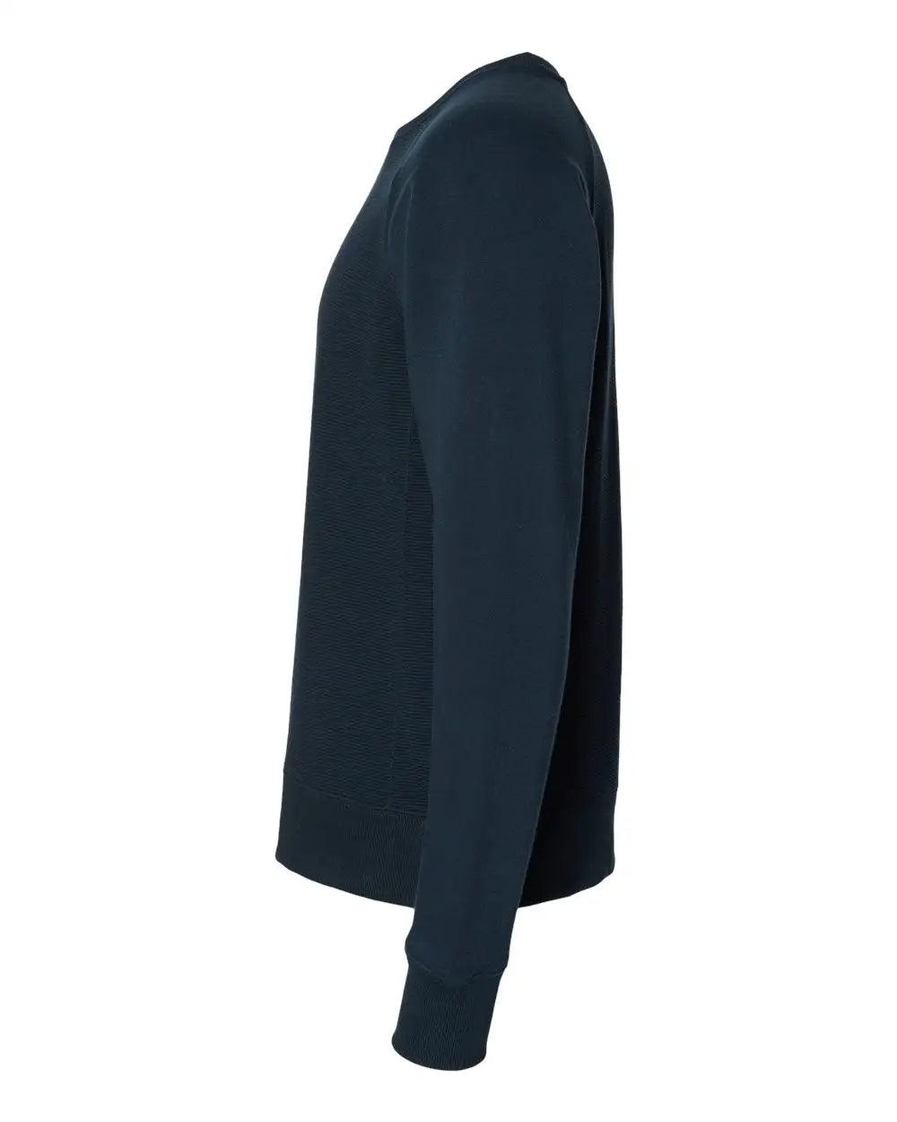 J. America 8707a Ripple Fleece Raglan Crewneck Sweatshirt - 8707 - Navy