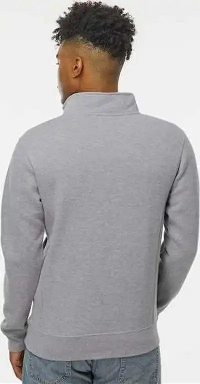 J. America 8717 Heavyweight Fleece Quarter-zip Sweatshirt - Oxford