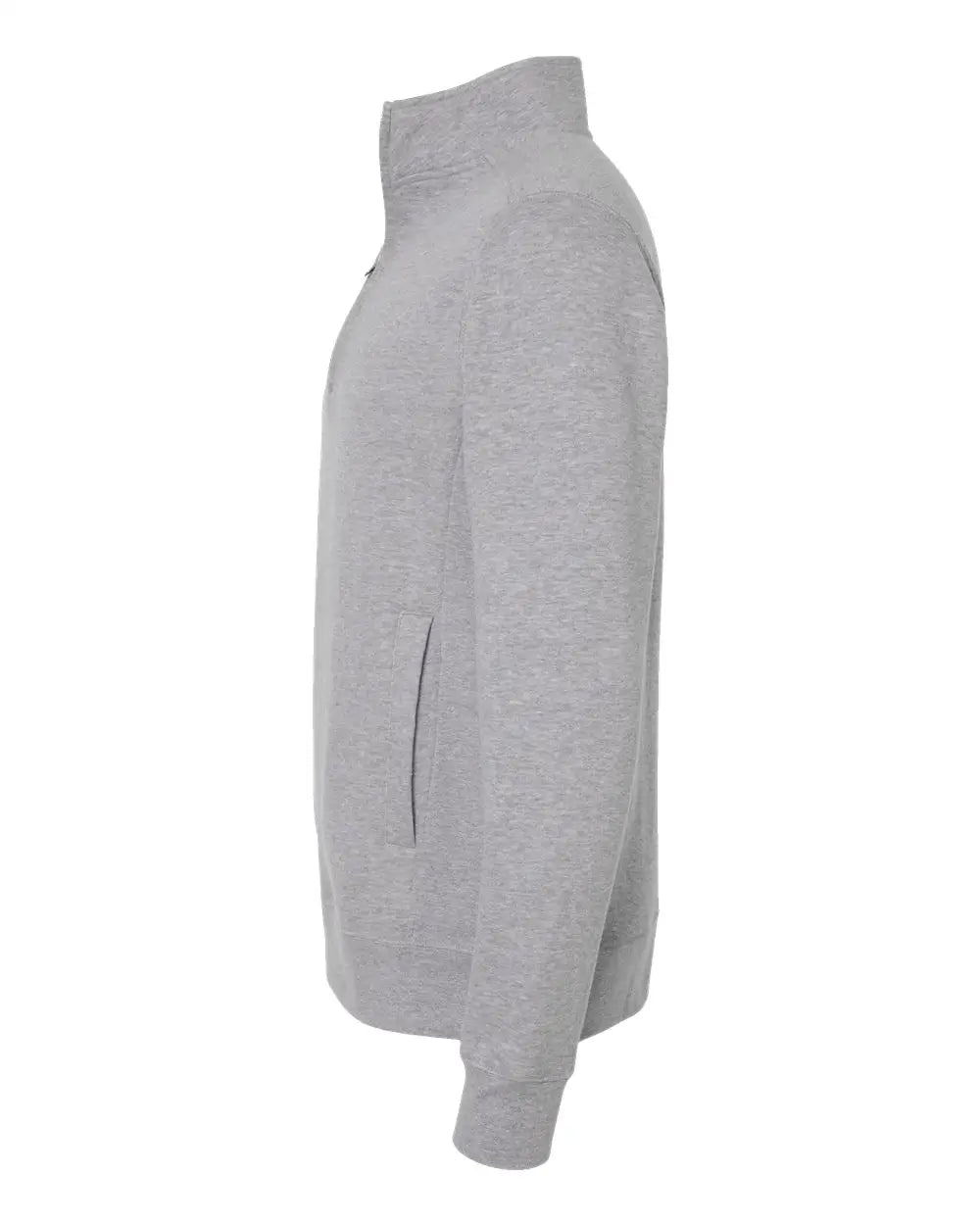 J. America 8717 Heavyweight Fleece Quarter-zip Sweatshirt - Oxford