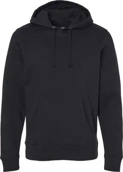 J. America 8720 Btb Fleece Hooded Sweatshirt Black
