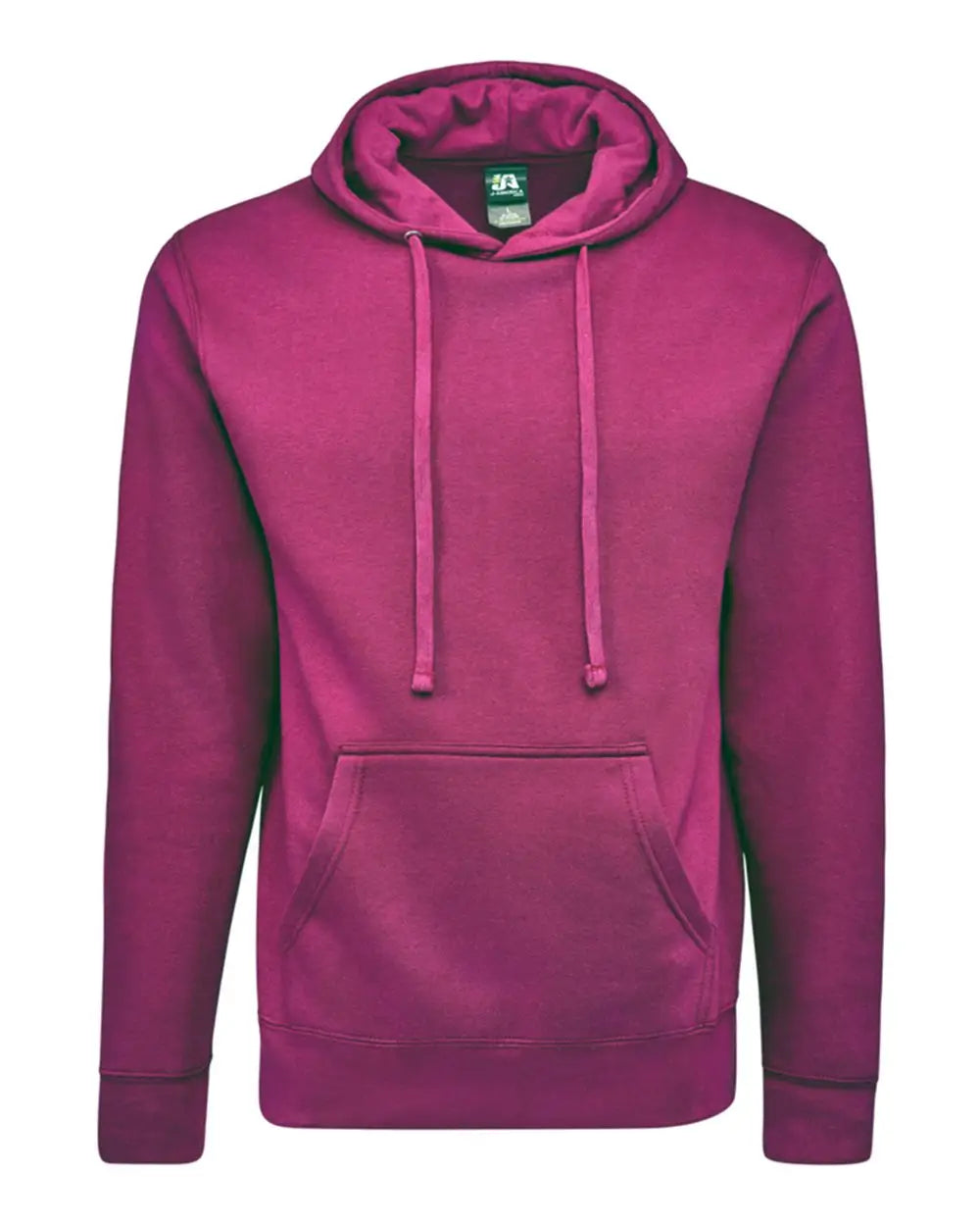 J. America 8720 Btb Fleece Hooded Sweatshirt - Boysenberry - Purple Gray / s