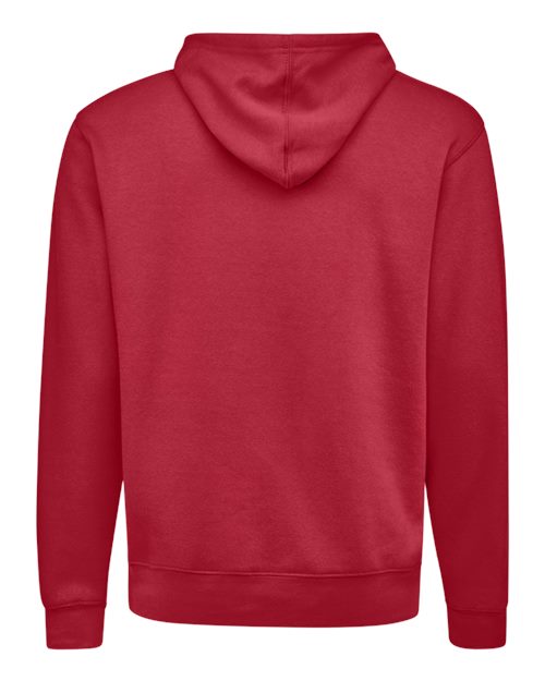 J. America 8720 Btb Fleece Hooded Sweatshirt - Cardinal