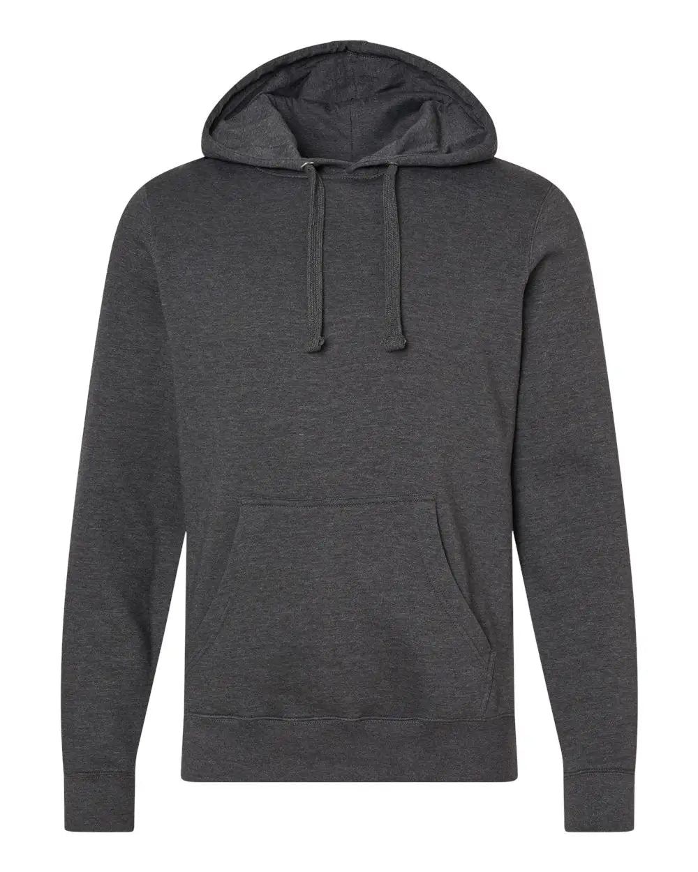 J. America 8720 Btb Fleece Hooded Sweatshirt - Charcoal Heather - Dark Gray / s