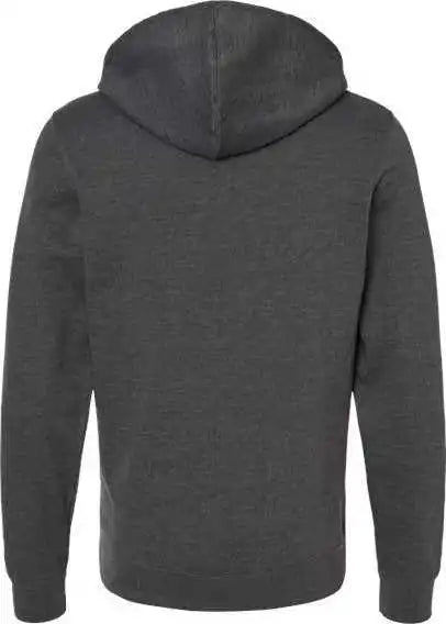 J. America 8720 Btb Fleece Hooded Sweatshirt - Charcoal Heather