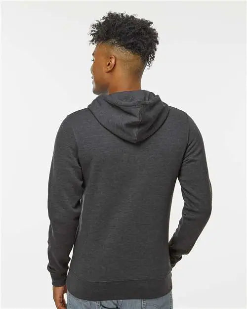 J. America 8720 Btb Fleece Hooded Sweatshirt - Charcoal Heather