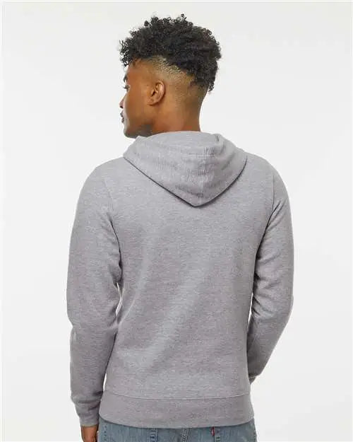 J. America 8720 Btb Fleece Hooded Sweatshirt - Oxford