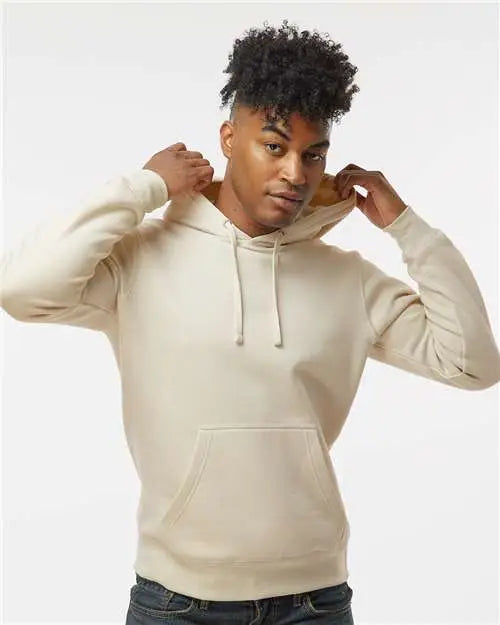 J. America 8720 Btb Fleece Hooded Sweatshirt - Oyster