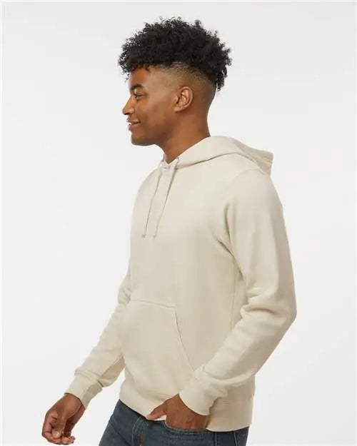 J. America 8720 Btb Fleece Hooded Sweatshirt - Oyster