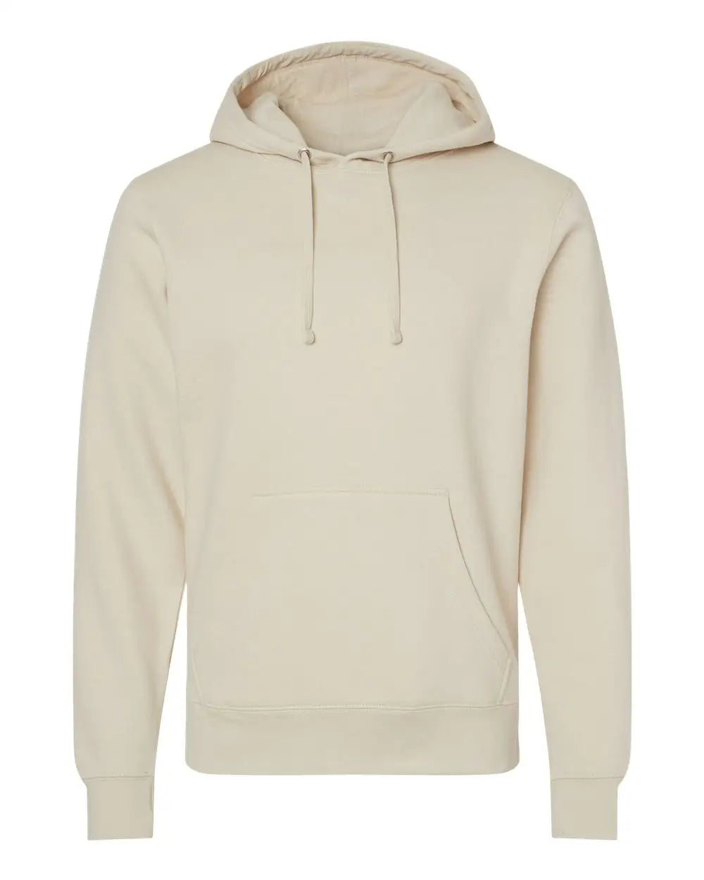 J. America 8720 Btb Fleece Hooded Sweatshirt - Oyster - Ivory / s