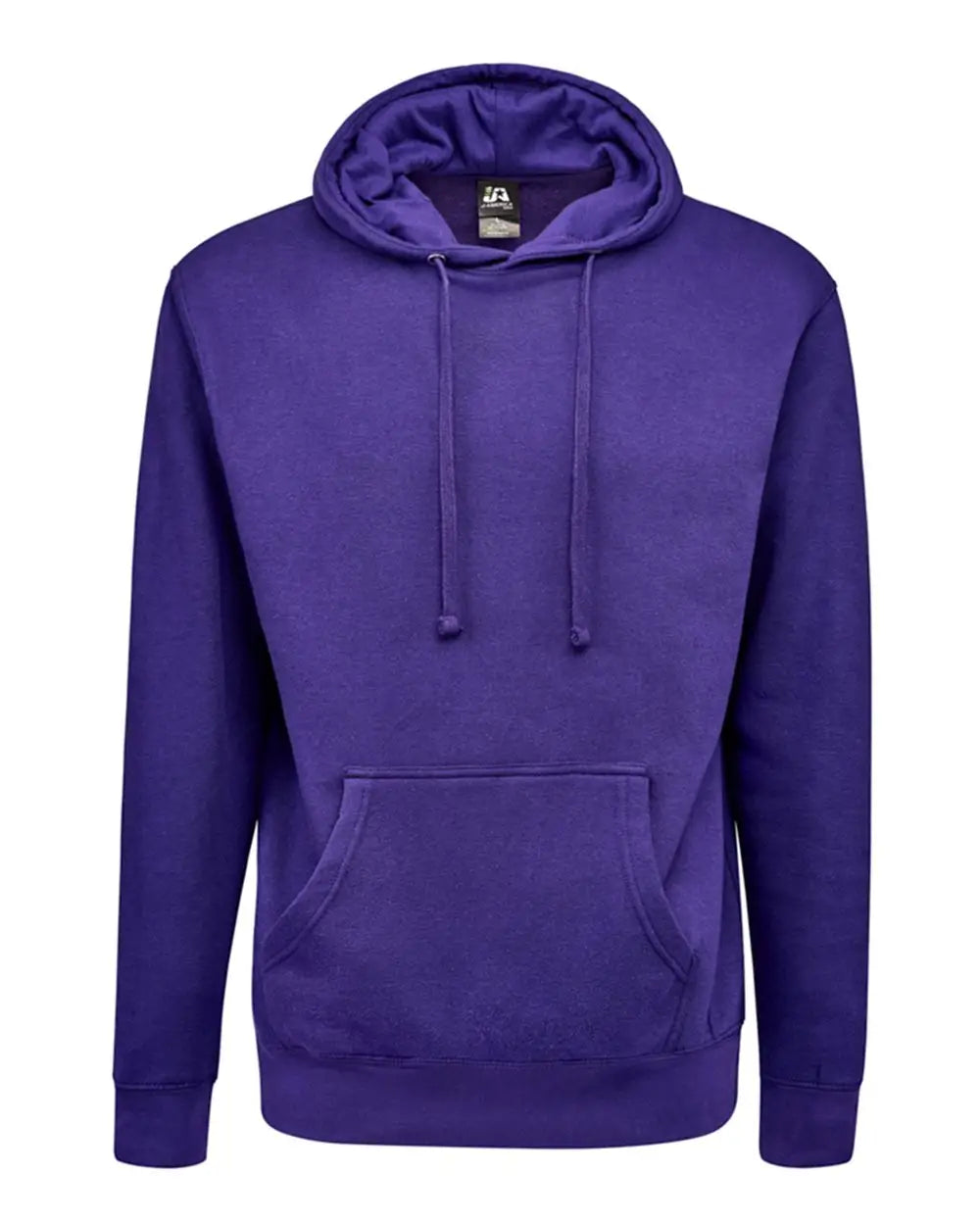 J. America 8720 Btb Fleece Hooded Sweatshirt - Purple - s