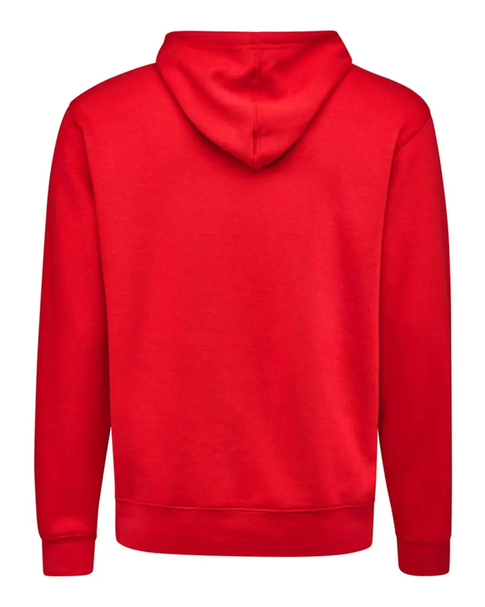 J. America 8720 Btb Fleece Hooded Sweatshirt - Red