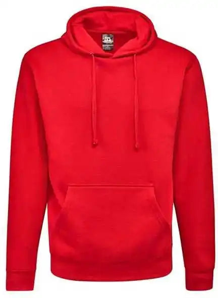 J. America 8720 Btb Fleece Hooded Sweatshirt - Red