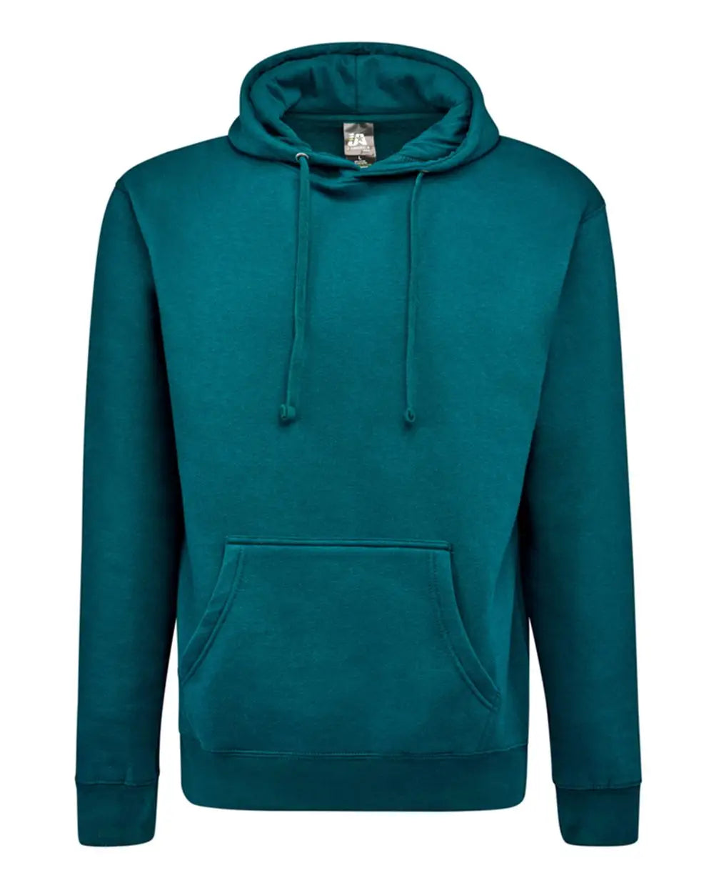 J. America 8720 Btb Fleece Hooded Sweatshirt - Storm - Dark Gray / s