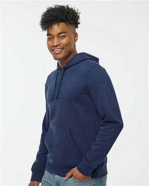 J. America 8720 Btb Fleece Hooded Sweatshirt - True Navy