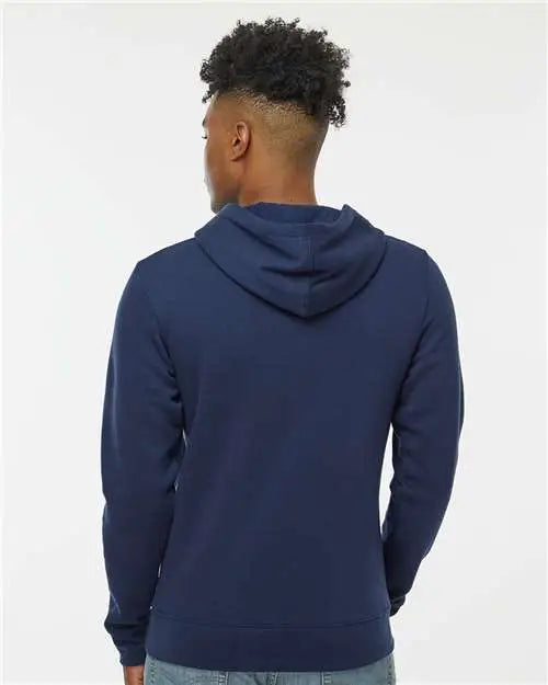 J. America 8720 Btb Fleece Hooded Sweatshirt - True Navy