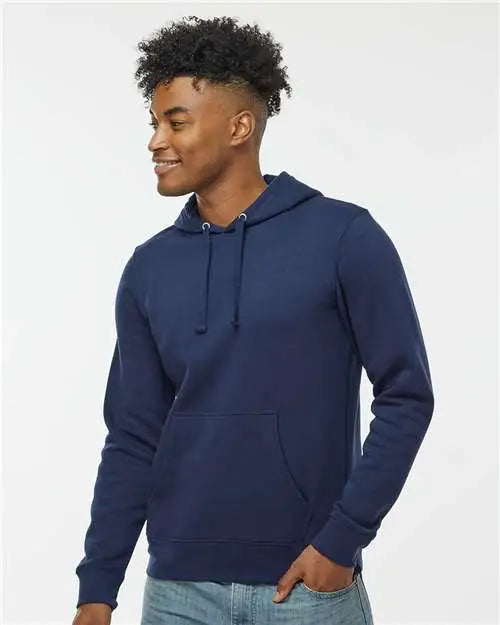 J. America 8720 Btb Fleece Hooded Sweatshirt - True Navy