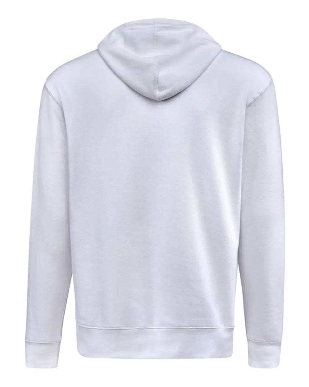 J. America 8720 Btb Fleece Hooded Sweatshirt - White