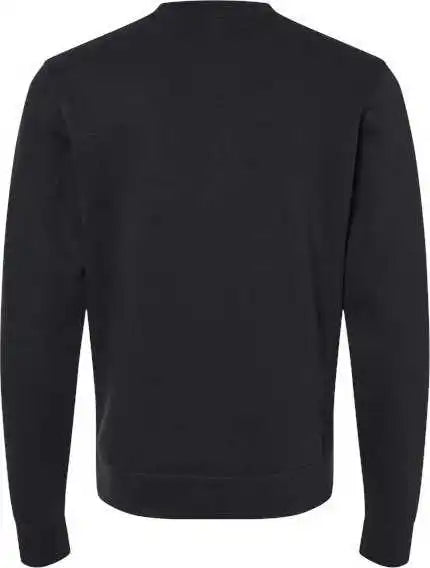 J. America 8721 Btb Fleece Crewneck Sweatshirt Black