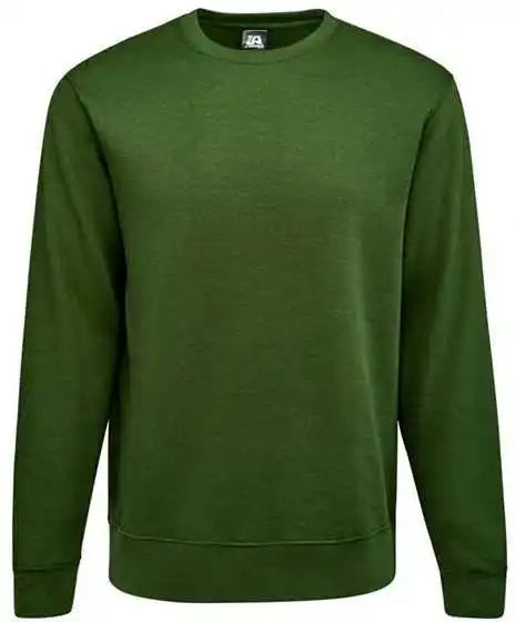 J. America 8721 Btb Fleece Crewneck Sweatshirt - Forest Green