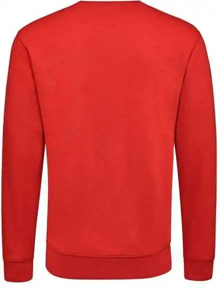 J. America 8721 Btb Fleece Crewneck Sweatshirt - Red