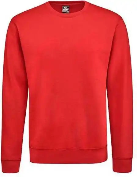 J. America 8721 Btb Fleece Crewneck Sweatshirt - Red