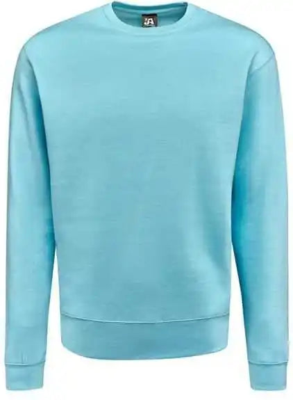 J. America 8721 Btb Fleece Crewneck Sweatshirt - Sky